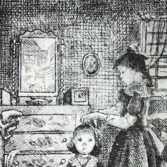Lauren Ford "Early Rising" 1930s Art Print Treasury Collection Sketch Vtg - Picture 4 of 10